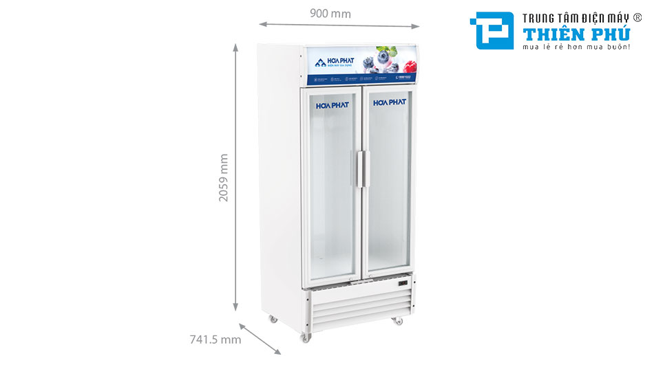 Tủ Mát Hòa Phát Inverter 723 Lít HSR D8723