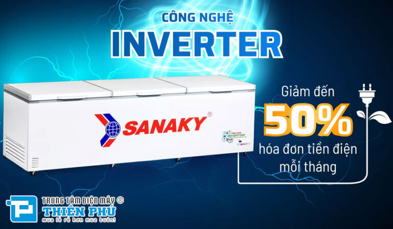 Tủ đông Sanaky inverter 1500 lít VH-1799HY3: Giải pháp bảo quản thực phẩm hiệu quả