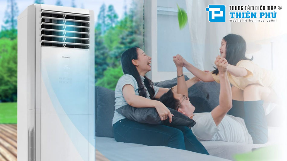 Điều hòa cây Gree 55000Btu GVC55ALXL-M3NTC7A mức giá hợp lý, công nghệ hiện đại