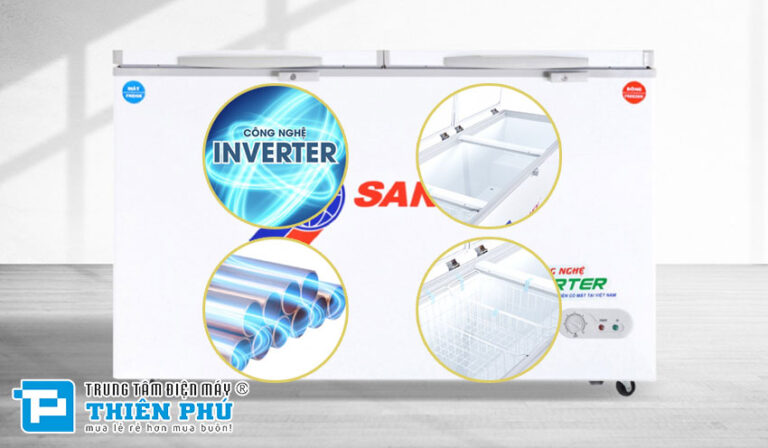 Tủ đông Sanaky Inverter VH-5699W3: Giải pháp lưu trữ thực phẩm linh hoạt và tiện lợi