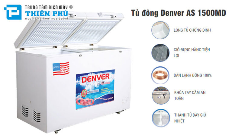 Giữ chọn dưỡng chất - Tủ đông Denver 1 ngăn đông AS 1500MD cân tất