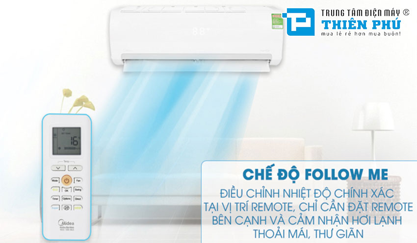 Điểm qua 5 tính năng nổi bật có trên điều hòa Midea 1 chiều MSAFC-10CRDN8