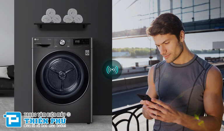 Chọn máy sấy tốt, chọn máy sấy quần áo LG 9kg DVHP09B là sự lựa chọn hoàn hảo