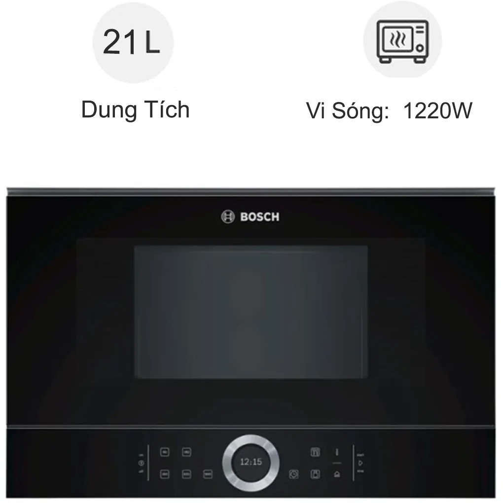 Top những lý do bạn nên mua lò vi sóng Bosch BFL634GB1B 21 lít series 8