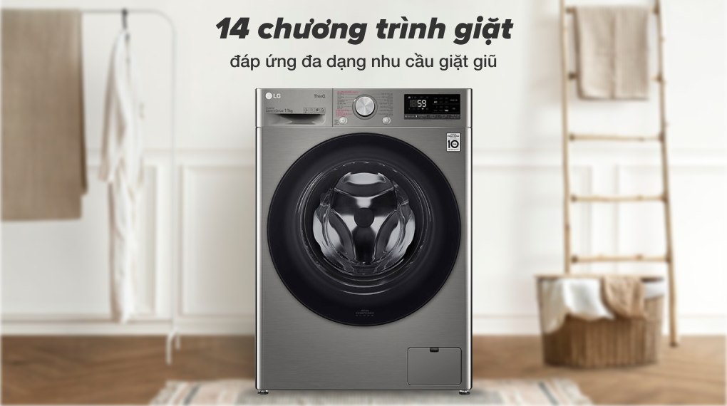 Máy giặt LG Inverter FV1410S4P 10kg: Sự lựa chọn lý tưởng trong tầm giá