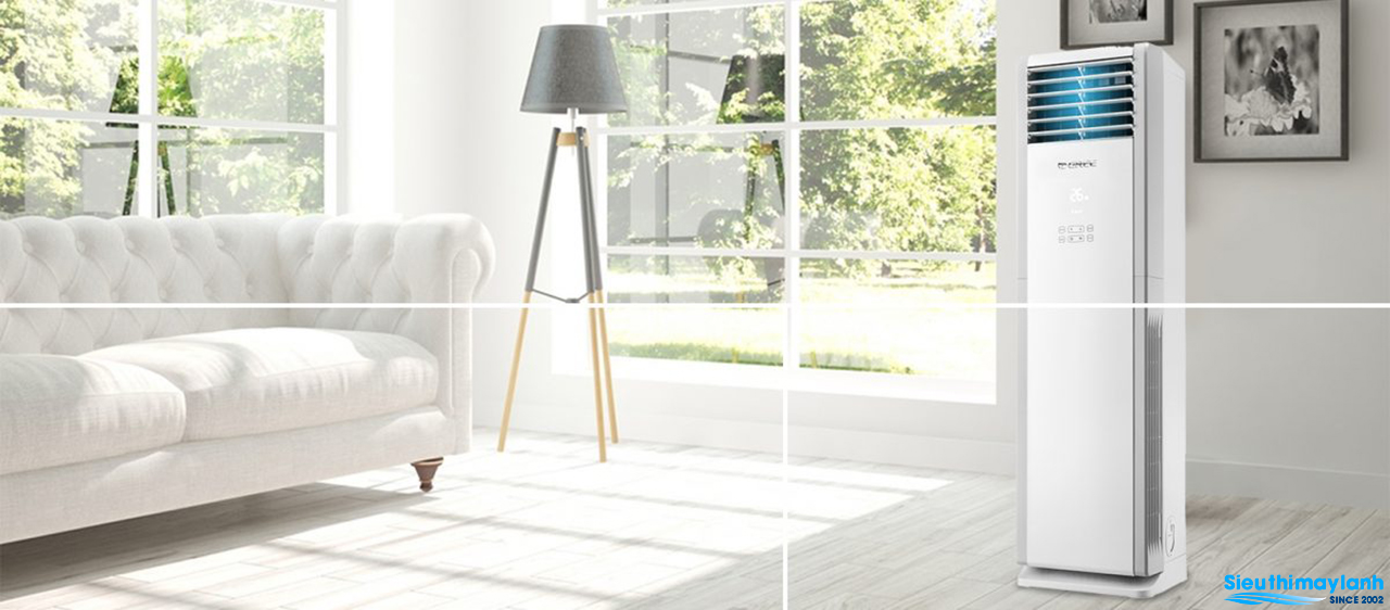 Điều hòa cây Gree 1 chiều GVC24AM-K6NNC7B - Lựa chọn làm mát hiệu quả