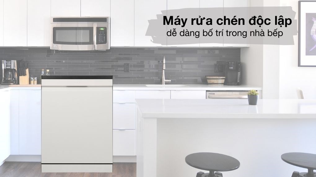 Đánh giá chi tiết tính năng Máy Rửa Bát LG TrueSteam LDT14BGA3 14 Bộ