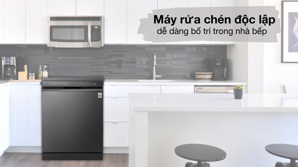 Khám phá tính năng nổi bật trên máy rửa bát LG 14 bộ LDT14BLA4