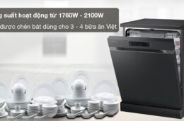 Review máy rửa bát Samsung 14 bộ DW60CG550FSG/SV thế hệ mới