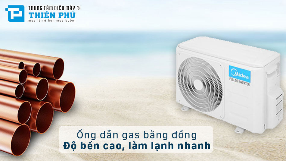 Điều Hòa Midea Inverter 9000Btu 1 Chiều MSAF6-10CDN8