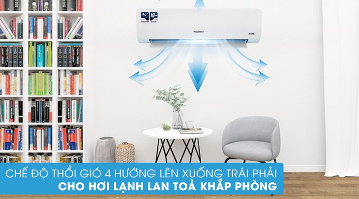 Điều hòa Nagakawa Inverter 18000Btu 1 Chiều NIS-C18R2H12: Lựa chọn lý tưởng cho không gian rộng lớn