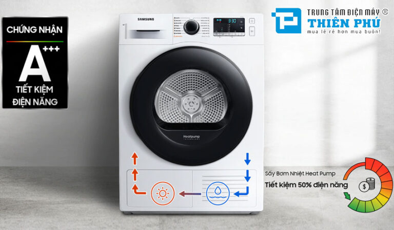 Những công nghệ hiện đại có trong máy sấy quần áo Samsung Heatpump 9Kg DV90TA240AE/SV