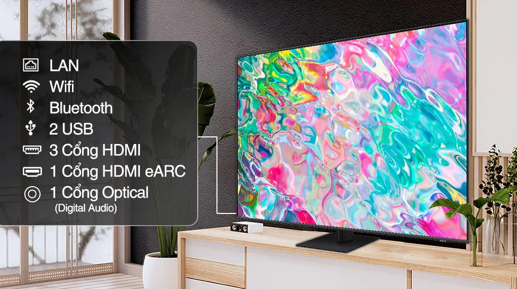 Nâng Tầm Giải Trí Với Tivi Samsung QLED 4K QA55Q70DAKXXV