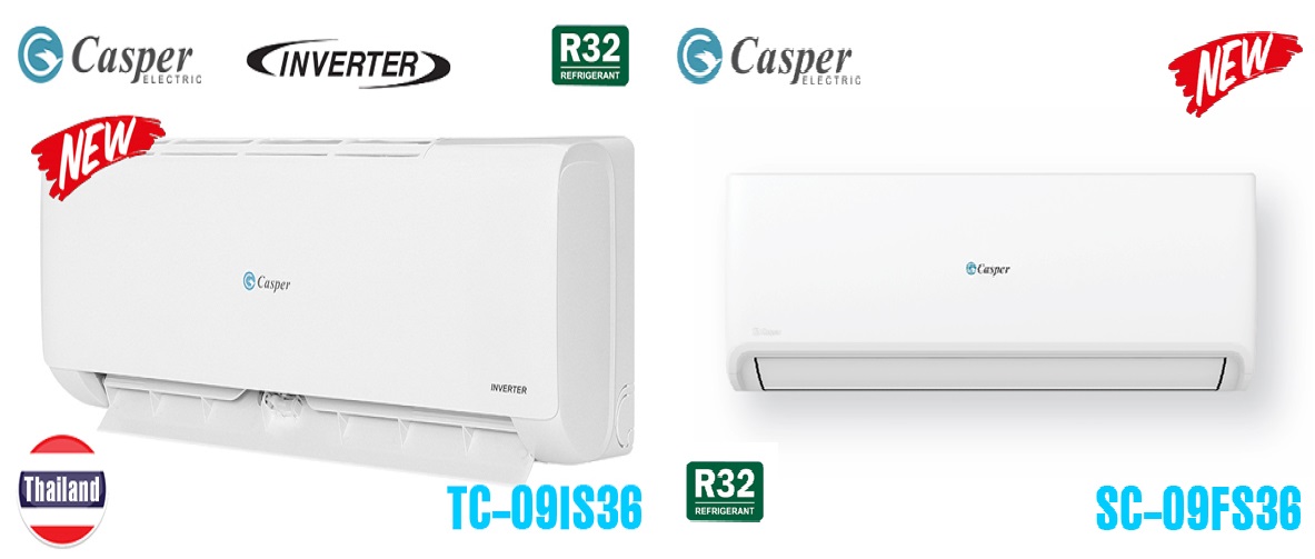 So sánh giữa điều hòa Casper TC-09IS36 và SC-09FS36: Nên mua loại nào?