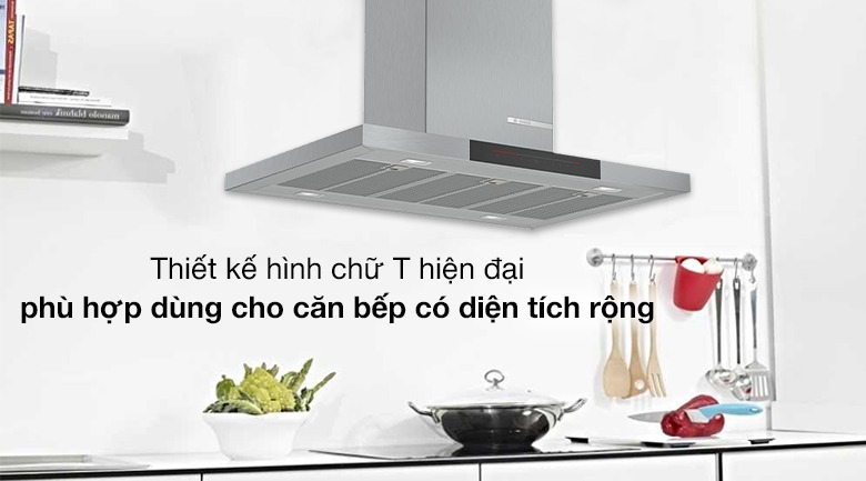 Máy hút mùi Bosch DWB98JQ50B 90 cm serie 6: Giải pháp hoàn hảo cho không gian bếp hiện đại