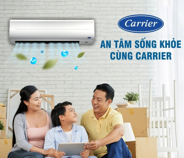 Điều hòa Carrier 18000BTU 1 Chiều Inverter: Tiết kiệm điện năng và làm mát hiệu quả