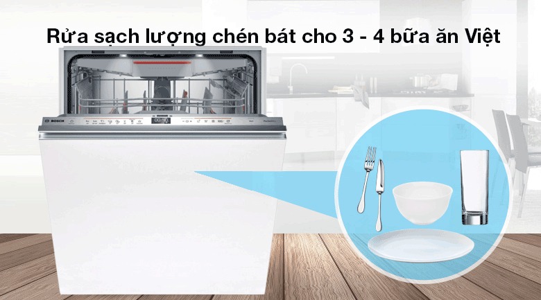 Đánh giá chi tiết những đặc điểm nổi bật của máy rửa bát Bosch SMV6ZCX16E 14 bộ series 6