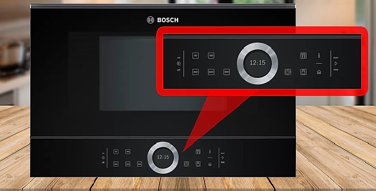 Tìm hiểu chi tiết đặc điểm lò vi sóng Bosch BFL634GB1B 21 lít series 8