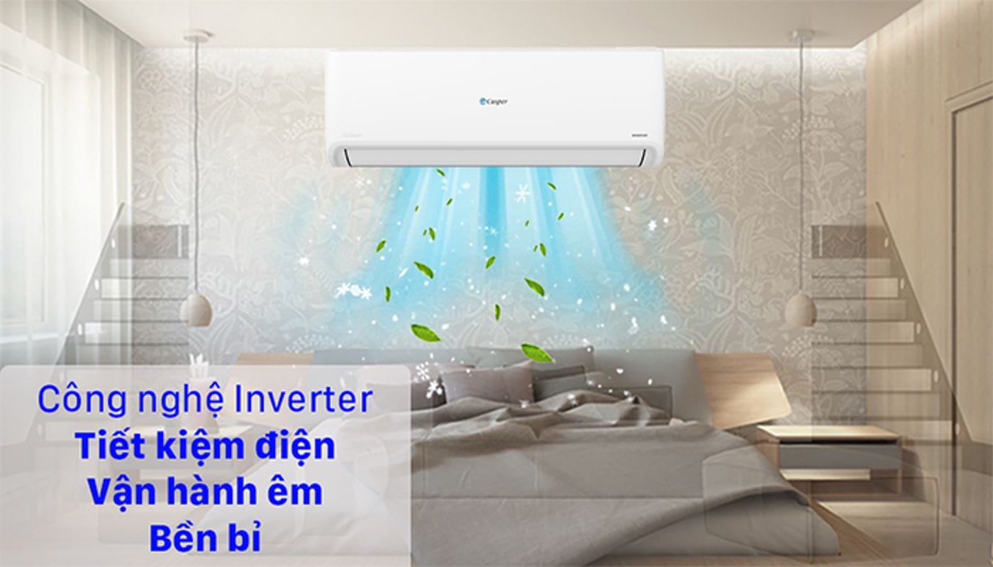 Tiết kiệm hóa đơn điện với điều hòa Casper Inverter GH-12IS33