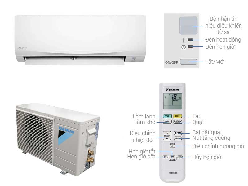 Nên mua điều hòa Mitsubishi 9000 SRK09CTR-S5 hay điều hòa Daikin FTF25XAV1V?