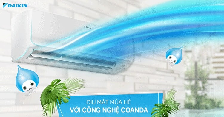 Review chi tiết công nghệ luồng gió Coanda trên điều hòa Daikin 2024
