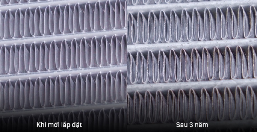 Tìm hiểu về dàn tản nhiệt chống ăn mòn Microchannel trên điều hòa Daikin