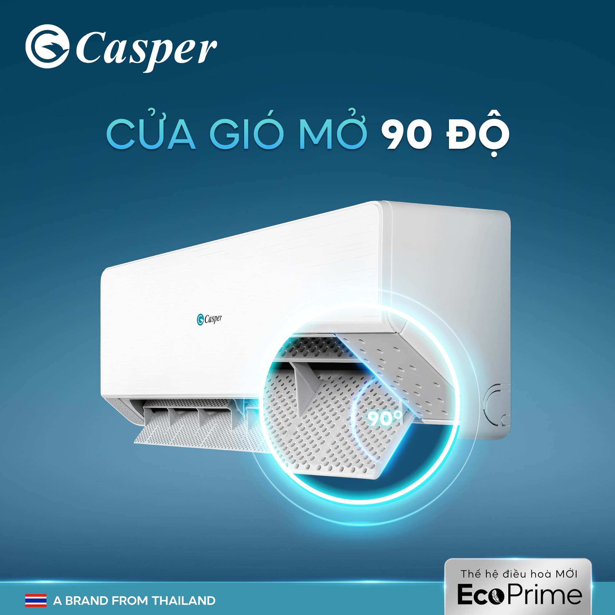 Sử dụng điều hòa chẳng lo tốn điện với điều hòa Casper QC-09IS36 nhờ có chế độ iSave