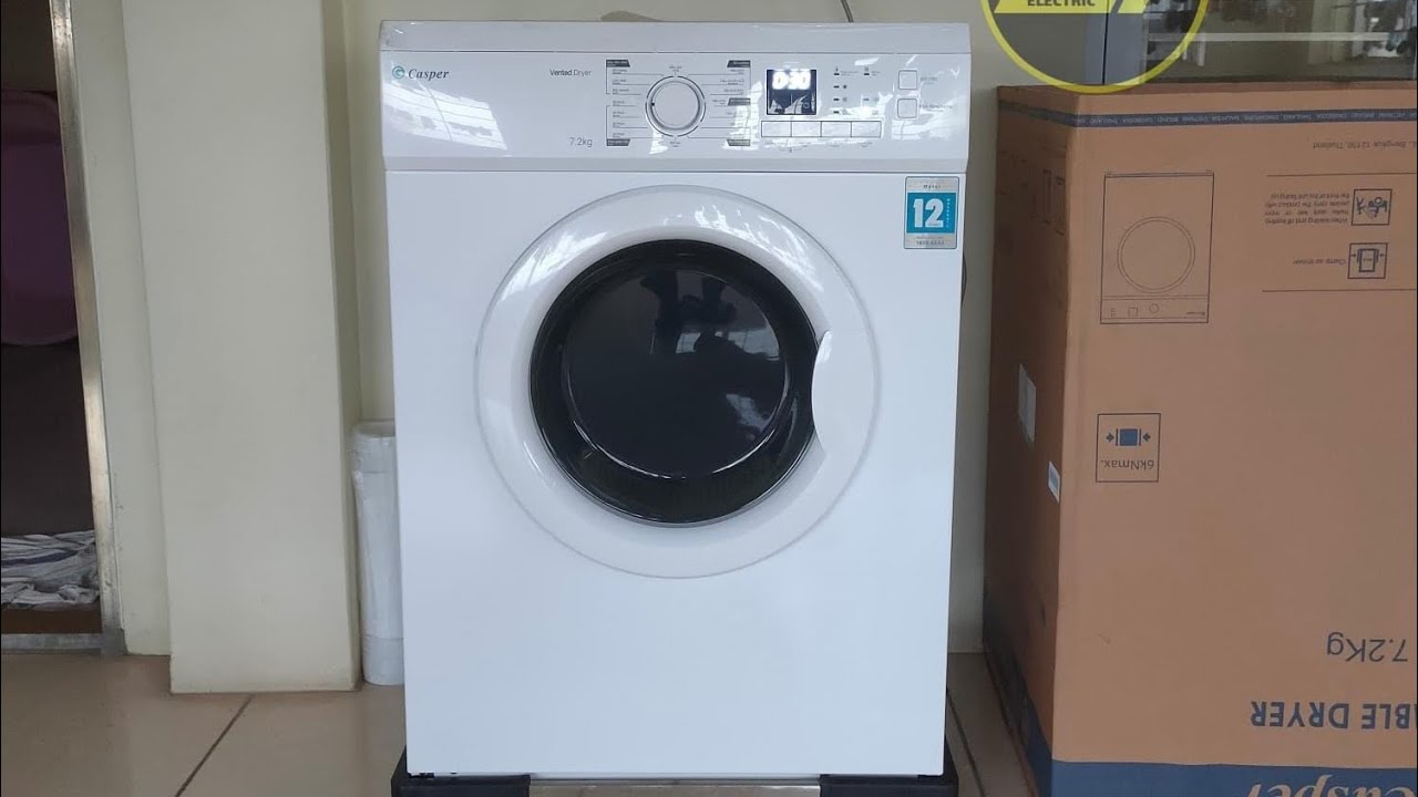 Máy sấy quần áo Casper TD-72VWD thương hiệu Thái Lan đáng tin cậy