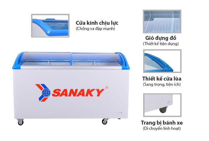 Đặc điểm nổi bật của tủ đông Sanaky 1 ngăn VH-3899K mà bạn nên biết