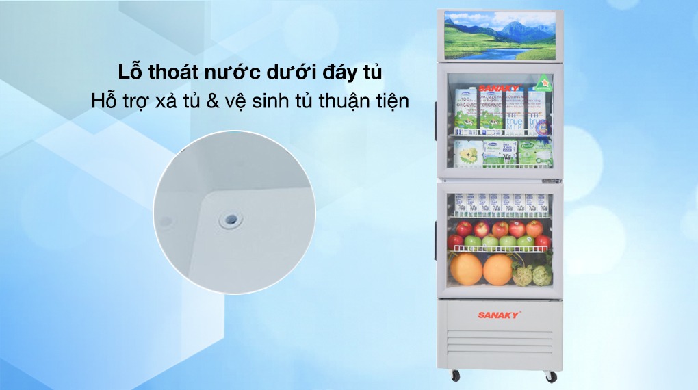 Tủ mát Sanaky VH-408W3L - Giải pháp lưu trữ thực phẩm hiệu quả