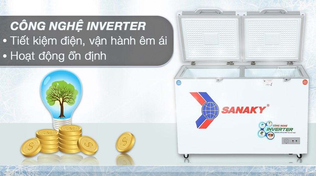 Những đặc điểm nổi bật của tủ đông Sanaky VH-4099W4K thu hút người tiêu dùng lựa chọn