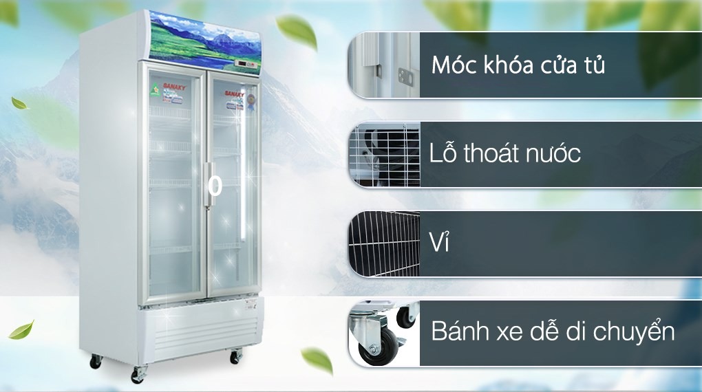 Ưu điểm vượt trội mà tủ mát Sanaky VH-8009HP3 đem lại cho người dùng