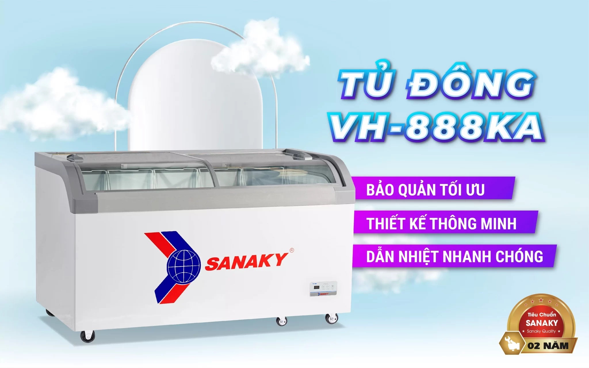 Đánh giá chi tiết tủ đông Sanaky VH-888KA có phải là sản phẩm đáng mua?