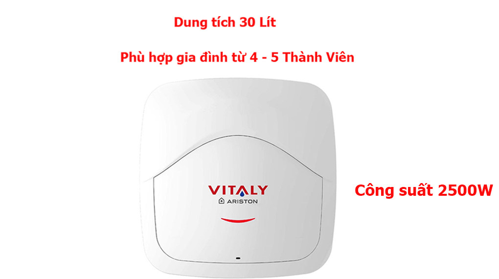 Đánh giá chi tiết bình nóng lạnh Ariston 30 lít Vitaly 30