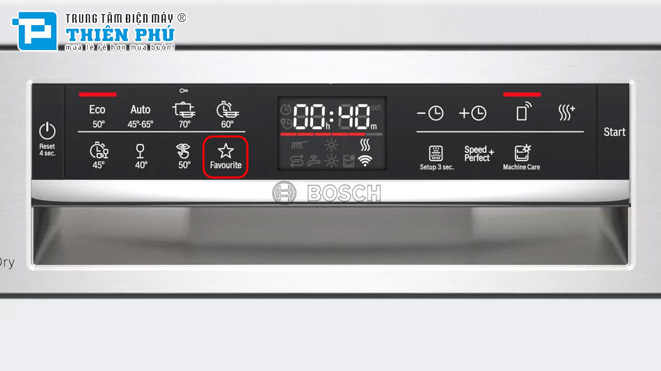 Máy Rửa Bát Bosch SMI6ZDS49E 13 Bộ Series 6