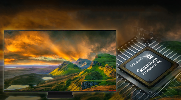 Bộ xử lý Quantum 4K trên smart tivi samsung mang đến những ưu điểm gì