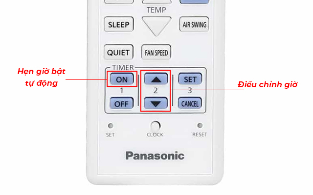 Hướng dẫn cài đặt chế độ hẹn giờ trên điều hòa Panasonic: Tự động bật tắt theo ý muốn