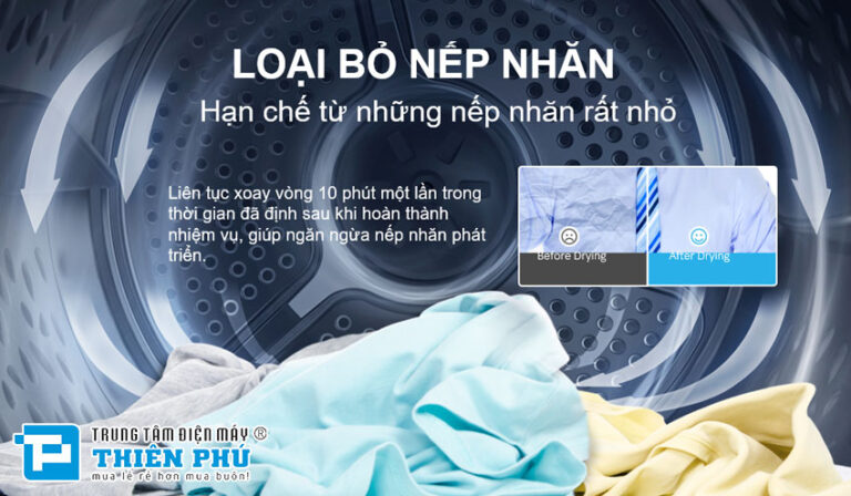 Máy sấy quần áo Casper TD-72VWD thương hiệu Thái Lan đáng tin cậy