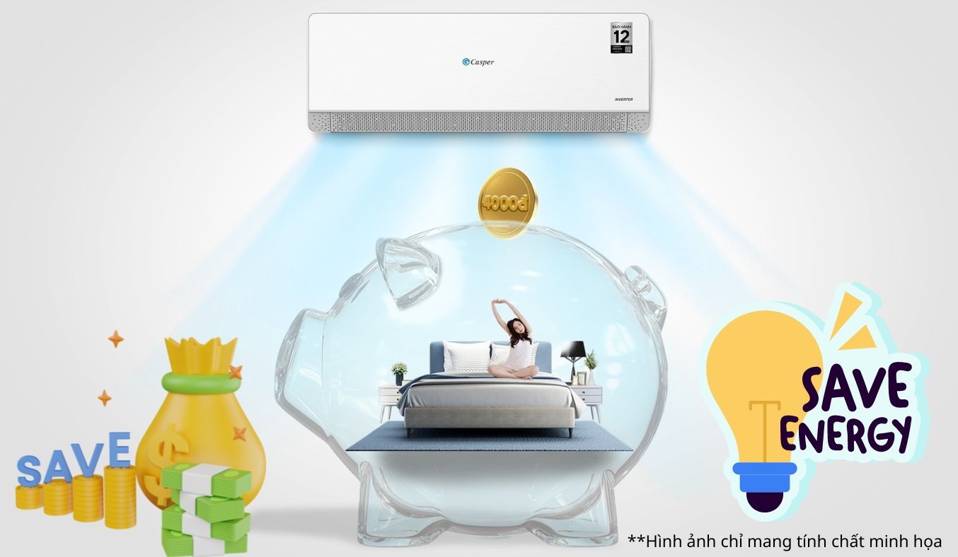 Điều hòa Casper QC-12IS36: Giải pháp làm mát tối ưu cho mọi không gian