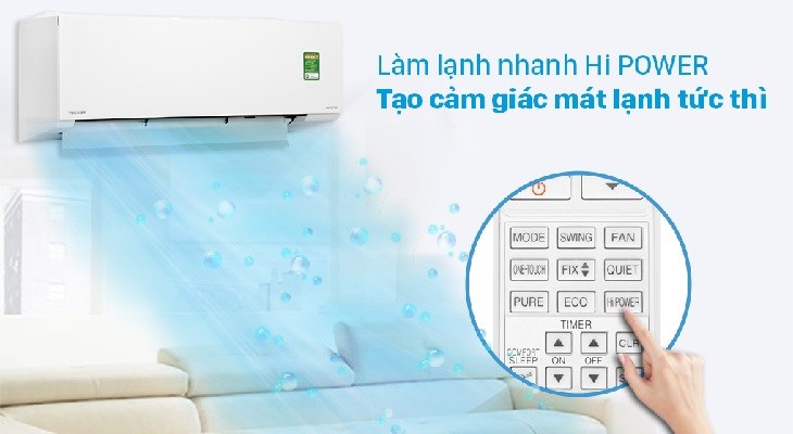 Tìm hiểu về chế độ Hi Power trên điều hòa Toshiba và những lưu ý khi sử dụng chế độ này