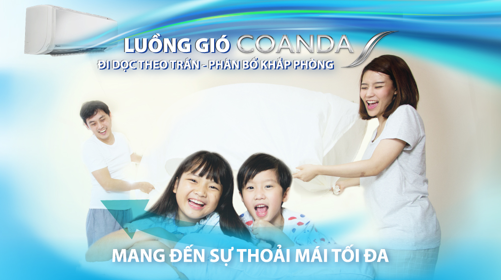 Review chi tiết công nghệ luồng gió Coanda trên điều hòa Daikin 2024