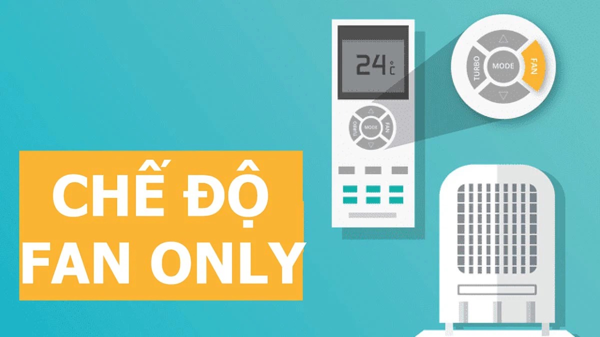 Tìm hiểu chế độ Fan Only trên điều hòa mang lại lợi ích gì, dùng như thế nào hơp lý?