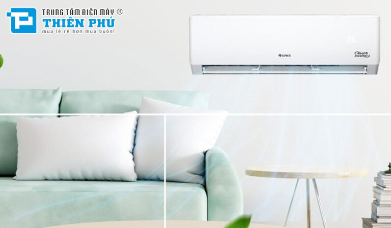 Mát lạnh và bền bỉ lâu dài chọn ngay điều hòa Gree 1 chiều inverter COSMO18CI