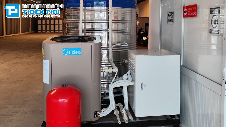 Đánh giá chất lượng máy bơm nhiệt heat pump Midea MHW-VC40RN1 giá rẻ