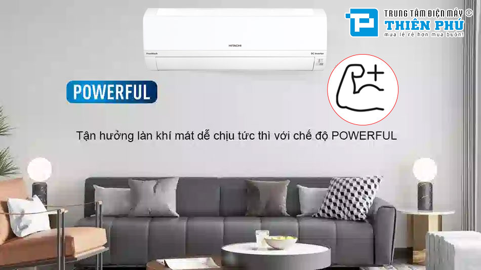 Điều Hòa Hitachi Inverter 12000Btu 1 Chiều RAK/RAC-CH13PCASV