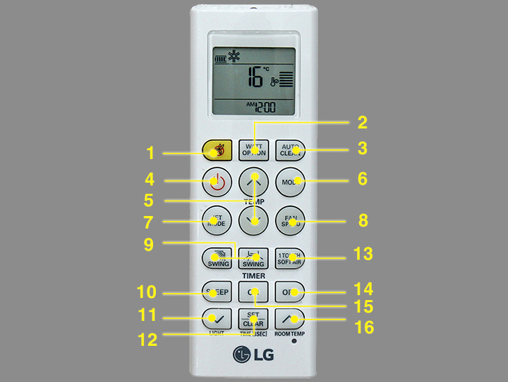 Hướng dẫn cách sử dụng remote điều hòa lg đạt hiệu quả tốt nhất