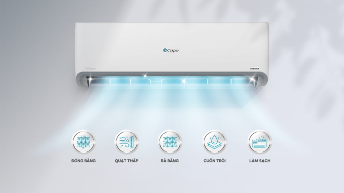 Giới thiệu điều hòa Casper 18000btu GC-18IS35 và lý do thu hút người dùng