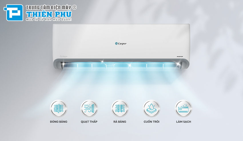 Tại sao điều hòa Casper 12000Btu TC-12IS36 là lựa chọn tốt nhất cho mùa hè