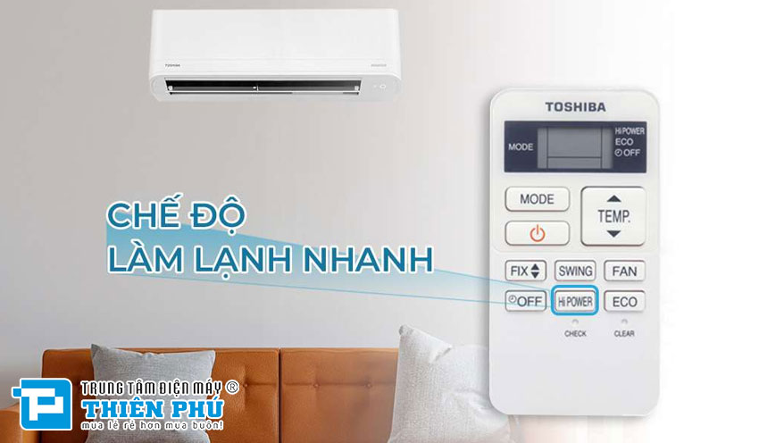 Những lý do nên chọn điều hòa Toshiba 18000Btu 1 Chiều Inverter RAS-H18C4KCVG-