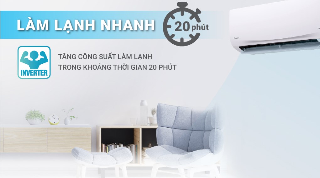 Điều hòa Daikin FTKF60XVMV: Một lựa chọn tiết kiệm điện với công nghệ vượt trội